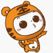 21 Play cute Baby tiger emoticons