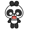 23 Doll panda funny animated emoticons
