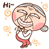 24 Crazy old woman emoticons