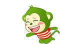 80 Cartoon monkey emoticons download