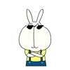 18 Happy lovely rabbit gifs emoji