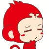 Red monkey