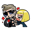24 Spy couples funny emoticons download