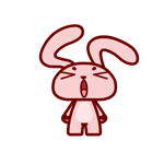 50 Long ear rabbit play innocent emoticons