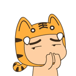 15 The tiger boy office communicator emoji
