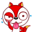49 The sly fox animated emoticons