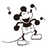 15 Super Cute Mickey Mouse  Emoji & Smilies gifs image