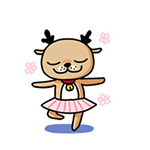 22 Super cute little deer emoji chat expressions download