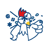 16 Happy chicken emoji gifs images download