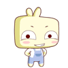 24 Happy rabbit boy emoji - Emoticons for children