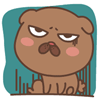 15 cute pug emoji chat animated gifs images download