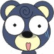 19 Violence funny cartoon bear chat emoji pattern download