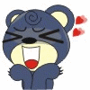 19 Violence funny cartoon bear chat emoji pattern download