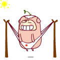 17 Daily happy cartoon pig emoji free download