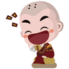 20 Funny Chinese monk emoji gifs to download