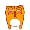 15 Chubby tiger emoji download cartoon tiger