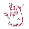 23 Happy rabbit life emoji gifs to download