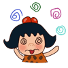 26 Lovely little girl emoji download