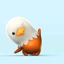 19 Lovely 3D chicken emoji gifs to download