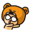 14 Cute bear boy emoji gifs