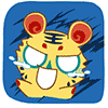 24 Lovely interesting chat little tiger emoji images downloaded