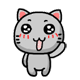 19 Lovely funny cat emoji gifs