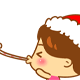 12 Cute girl Christmas emoji gifs