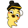 45 Lovely small yellow duck emoji gifs to download