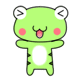 20 Lovely funny green frog emoji gifs download