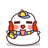 19 Lovely funny Christmas snowman emoji gifs