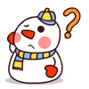19 Lovely funny Christmas snowman emoji gifs