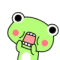 20 Lovely funny green frog emoji gifs download