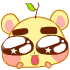 30 Super cute mini giraffe emoji gifs to download