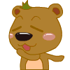 18 Cute little bear emoji gifs to download