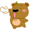 18 Cute little bear emoji gifs to download