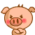14 Cute little pig emoji gifs