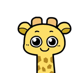 11 Lovely giraffe emoji gifs