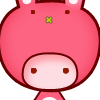 15 Super cute pink rabbit emoji gifs