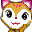 33 Lovely fox head emoji gifs