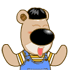 24 Simple-minded bear emoji gifs