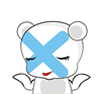 16 Lovely NO NO NO bear emoji gifs