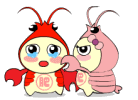 11 Lovely baby lobster emoji gifs