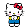 23 Hello Kitty emoji gifs