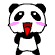 21 Funny mini panda emoji gifs