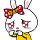 24 Happy miss rabbit emoji gifs