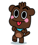 21 Super funny brown bear emoji gifs