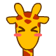 30 Funny cartoon giraffe expression images emoji free download