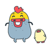 14 Super funny chicken emoji gifs