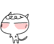 22 Cute cartoon cat whimsy emoji gifs