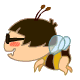 40 The beetle girl emoji gifs